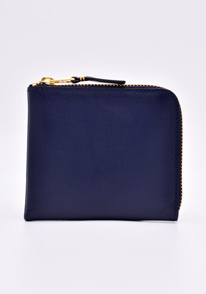 COMME DES GARCONS SA3100 CLASSIC ZIP WALLET NAVY | DOSHABURI Shop