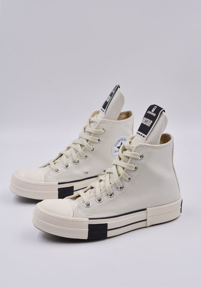 RICK OWENS DRKSHDW CONVERSE DRKSTAR HI-CUT SNEAKERS WHIT | 50%OFF
