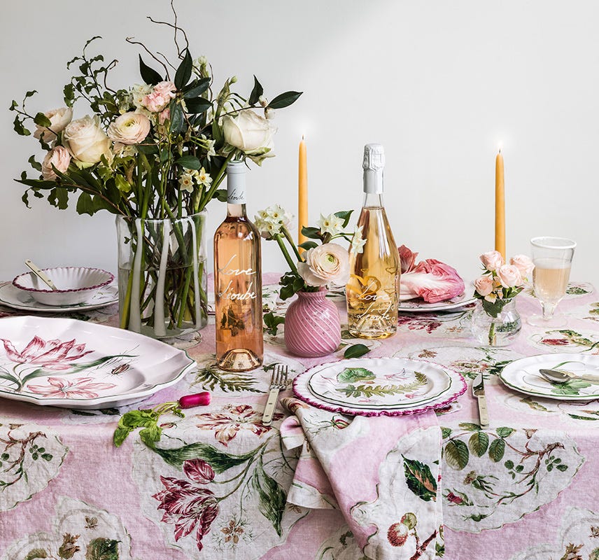 Daylesford x Colefax Tabletop Pink