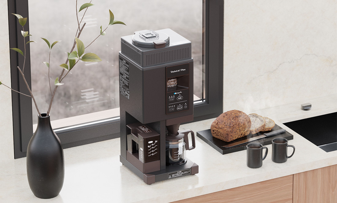 焙煎機能付きコーヒーメーカー MC-504 | コーヒー機器 | 製品紹介