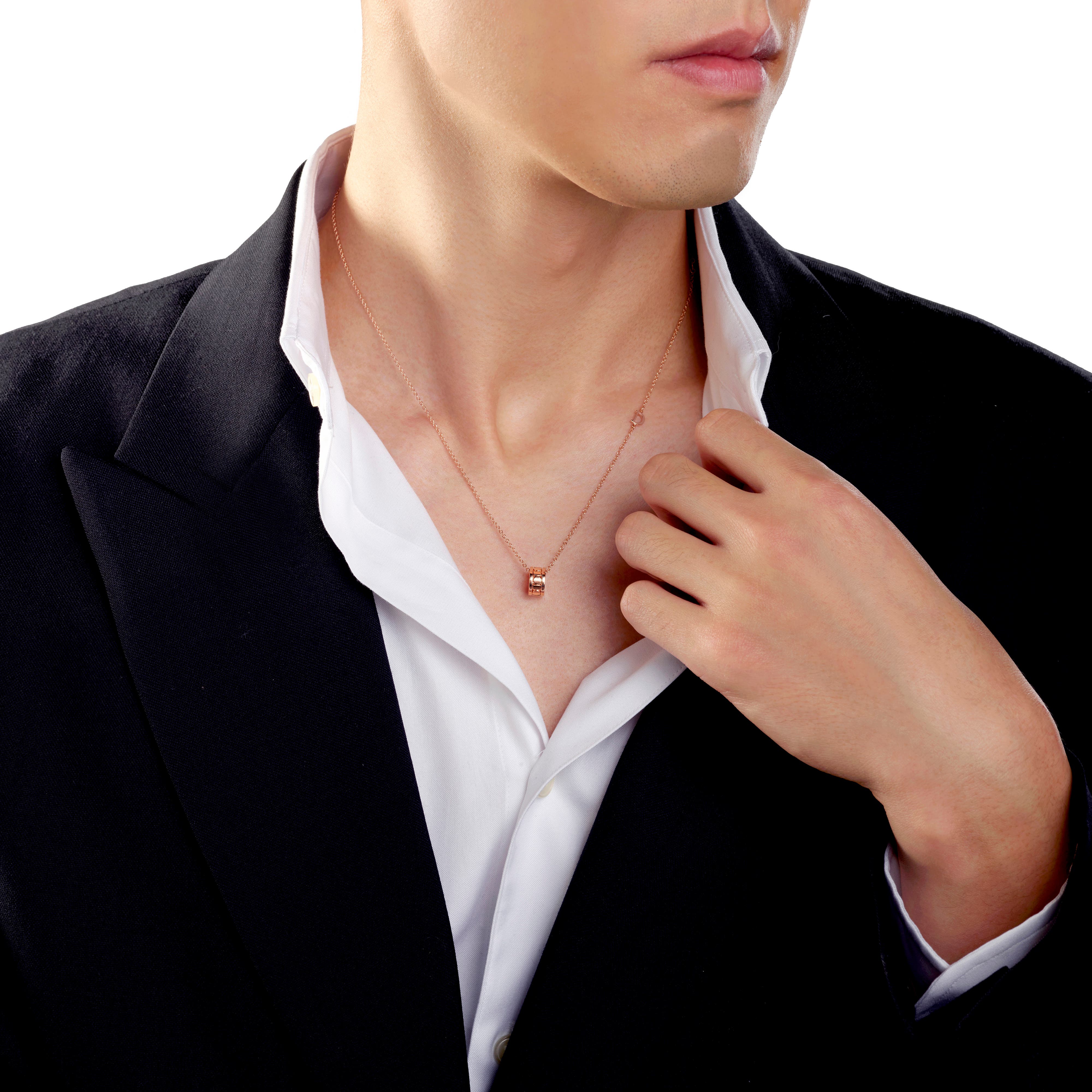 ピンクゴールド、ネックレス、5,7 mm. - Damiani BELLE ÉPOQUE REEL