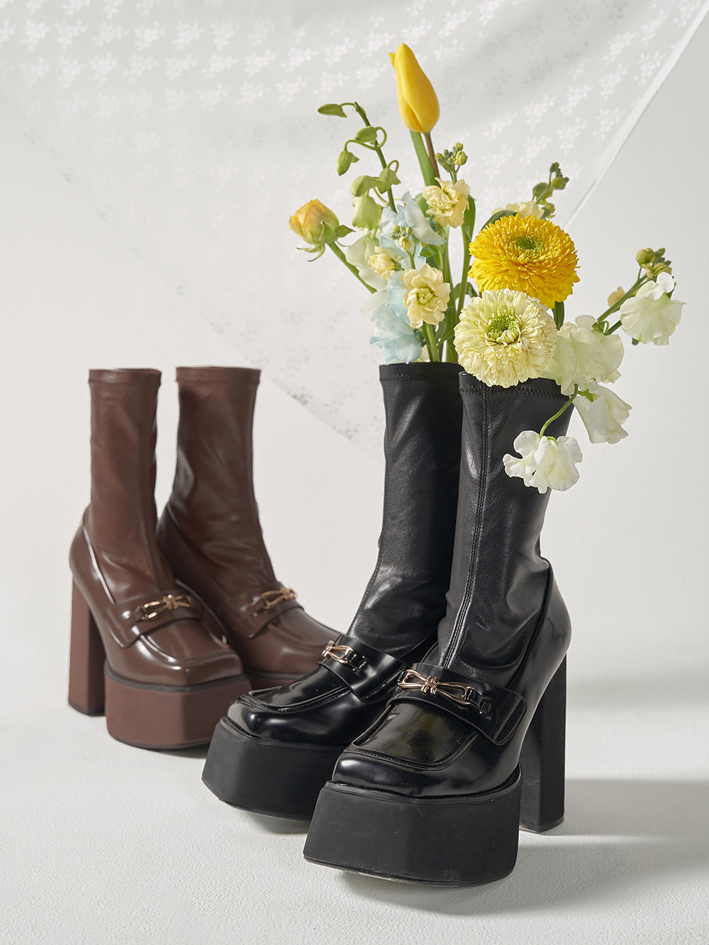 スクエアトゥショートブーツ – Darich (ダーリッチ)