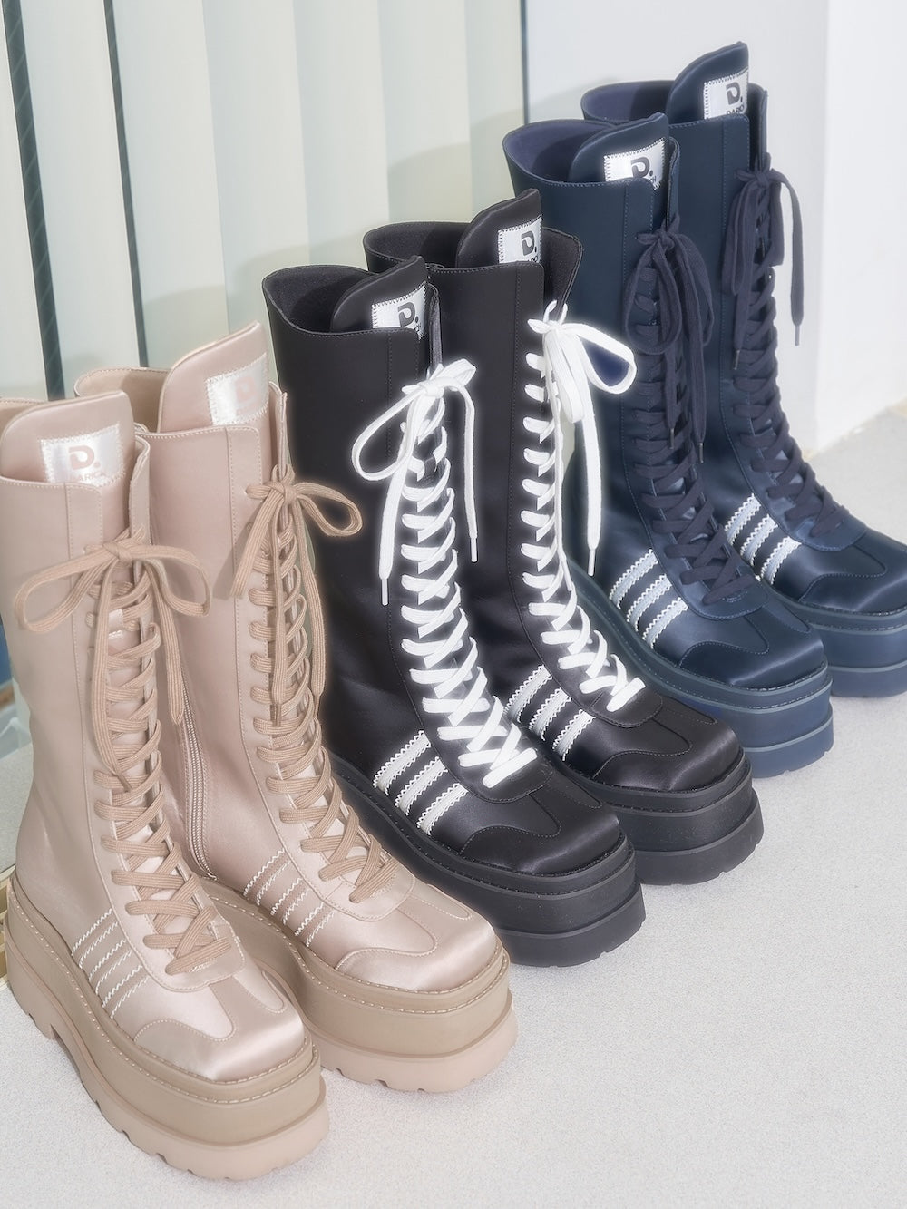 レースアップスニーカーロングブーツ – Darich (ダーリッチ)