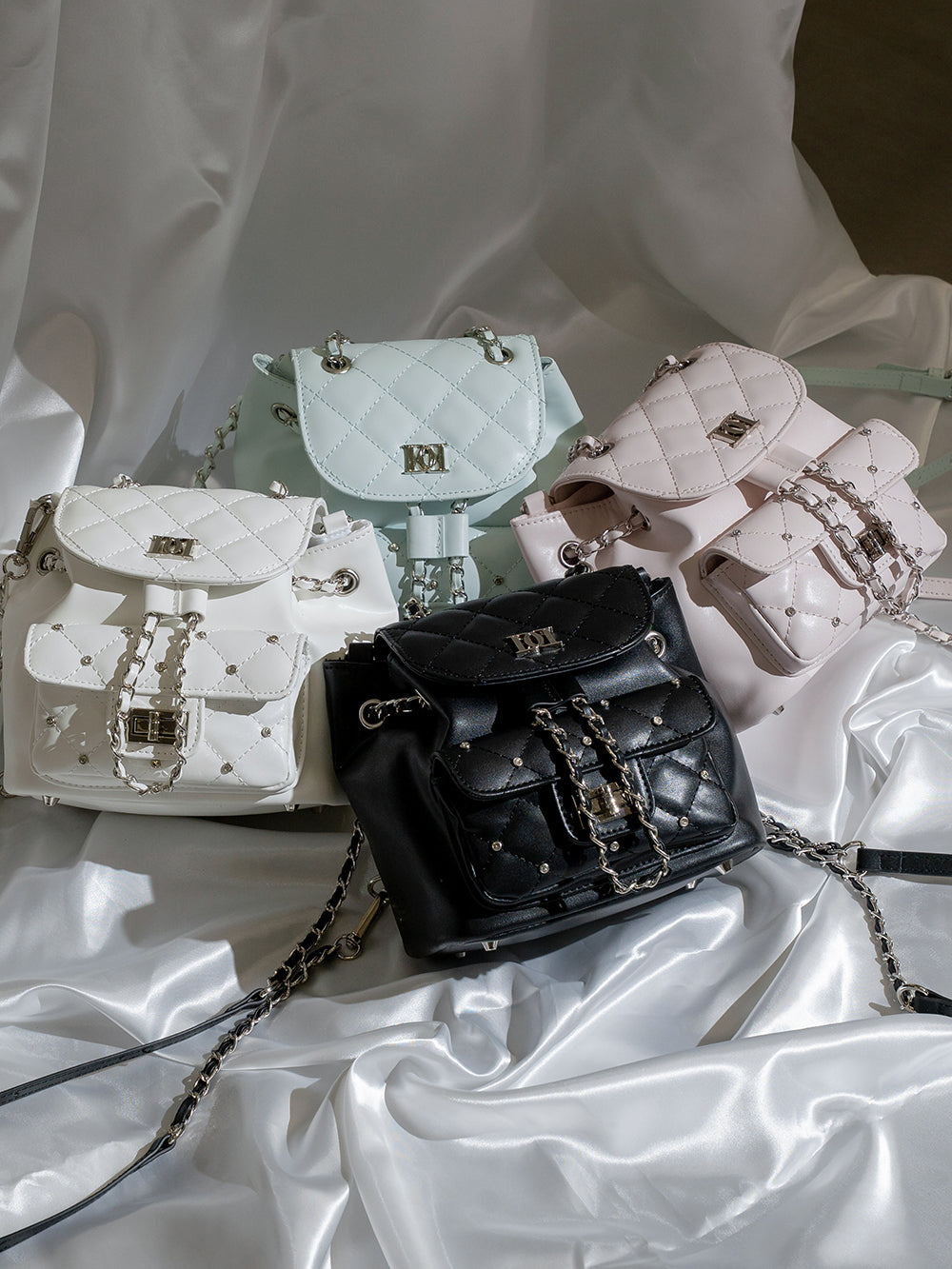 予約商品】キルティングビジューミニリュック – Darich (ダーリッチ)