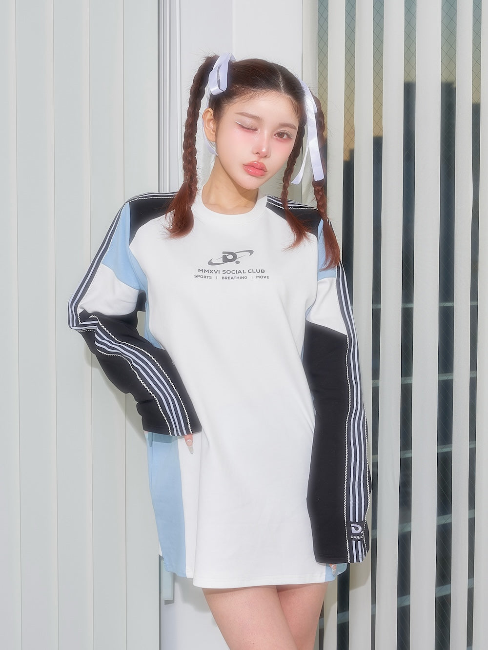 ラインカットロングTシャツ – Darich (ダーリッチ)