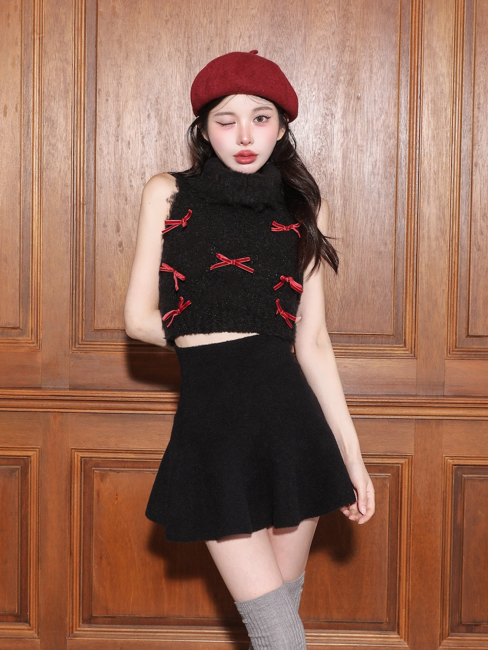 リボンデザインニットトップス – Darich (ダーリッチ)