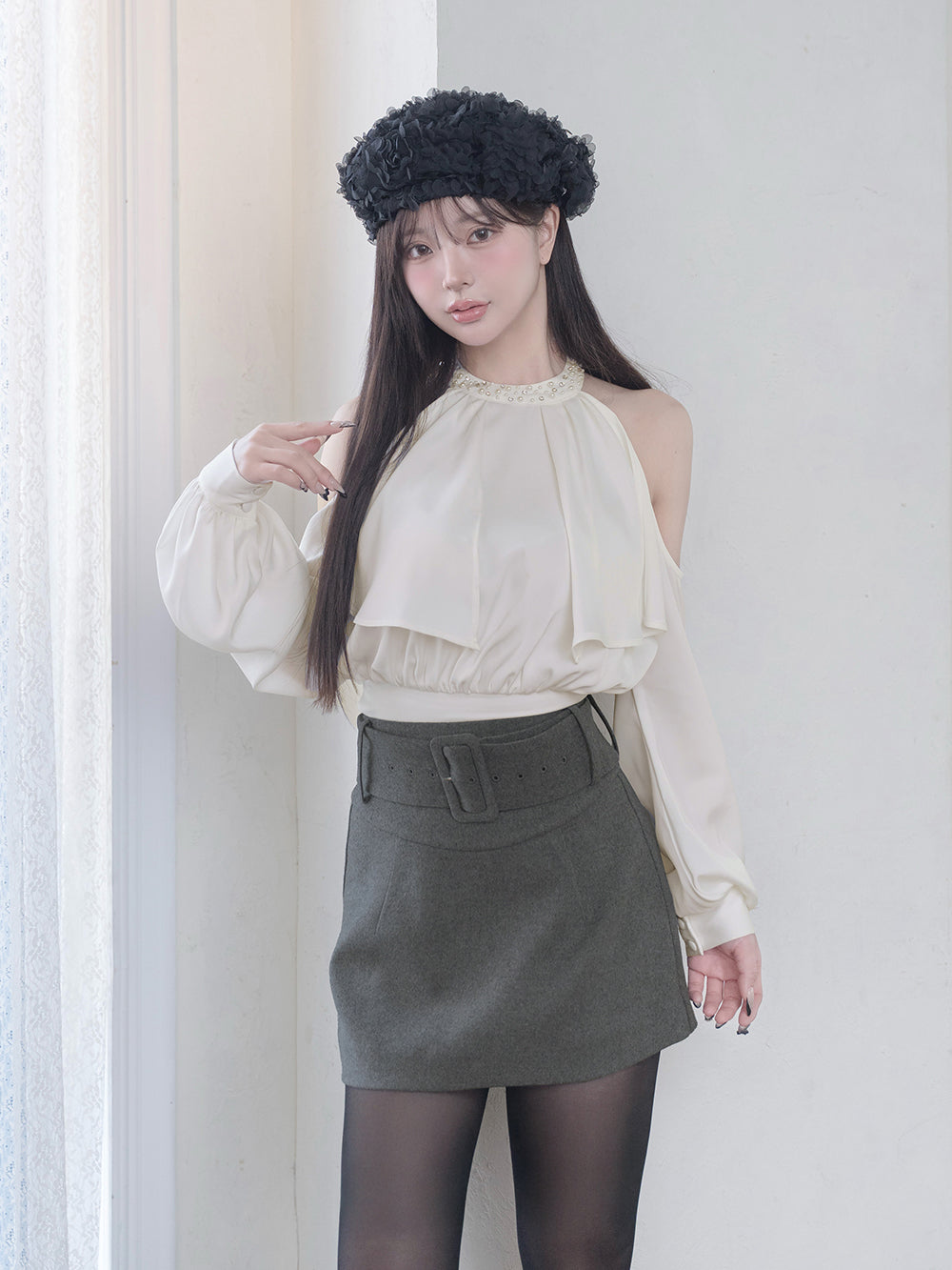 シェイプラインベルトミニスカート – Darich (ダーリッチ)