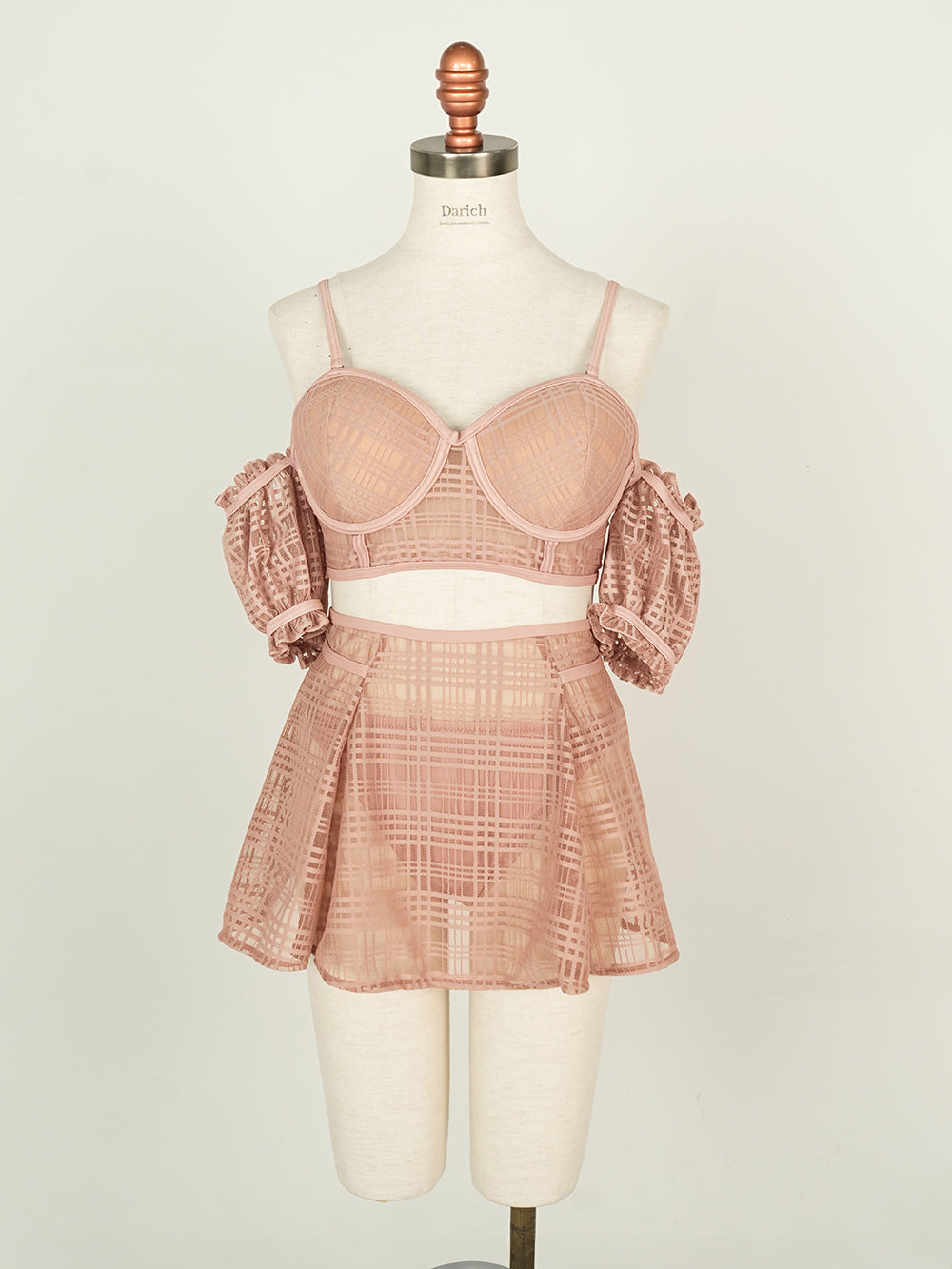 リボンデザインペプラムワンピースビキニ – Darich (ダーリッチ)