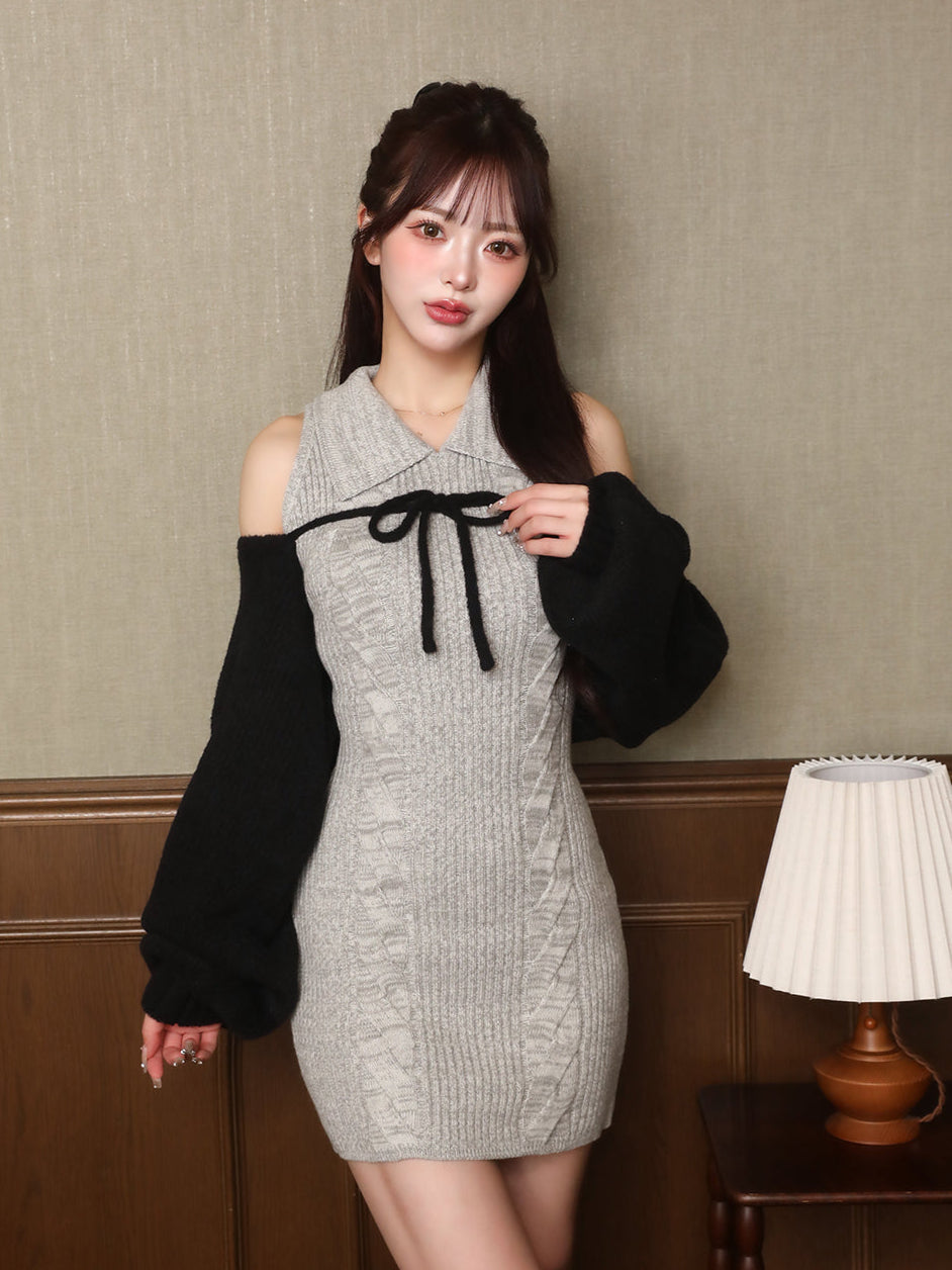 ショートボレロニットミニワンピース – Darich (ダーリッチ)