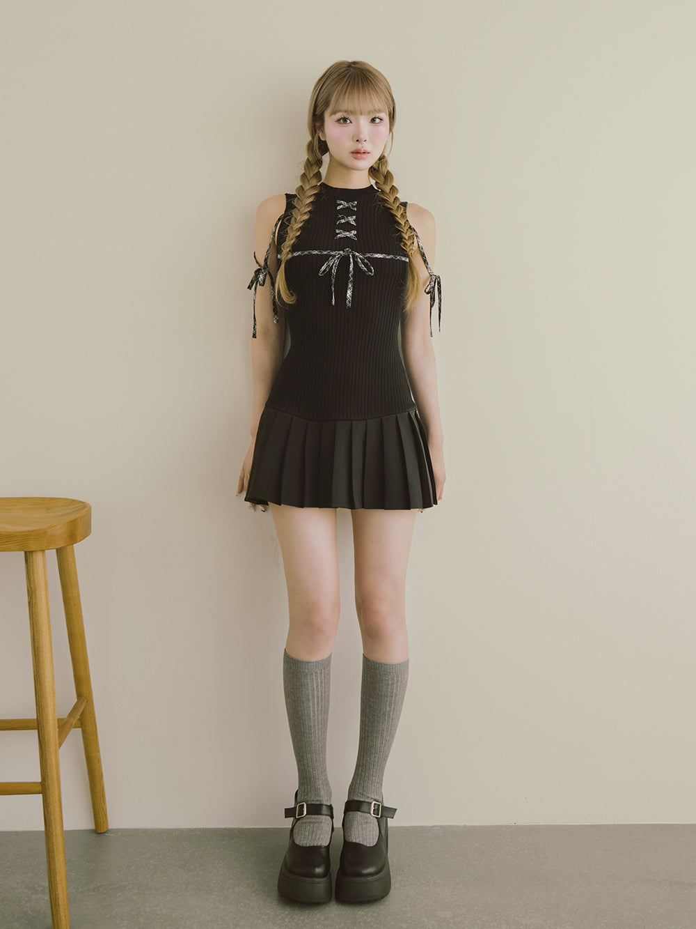 ドッキングレースアップミニワンピース – Darich (ダーリッチ)