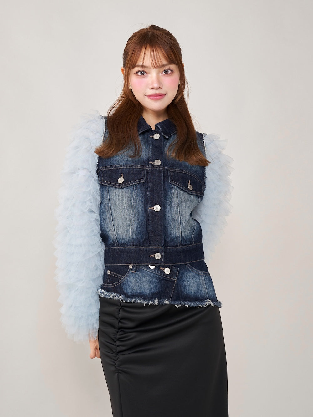 ボリュームチュールデニムGジャン – Darich (ダーリッチ)