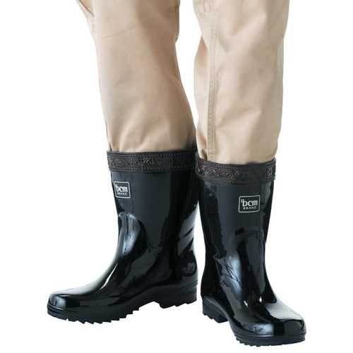 紳士軽半長靴 ブラック DCM 紳士長靴 24.5cm | ホームセンター通販は