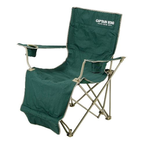 オートリクライニングチェア(グリーン) M-3884 CAPTAIN STAG レジャー