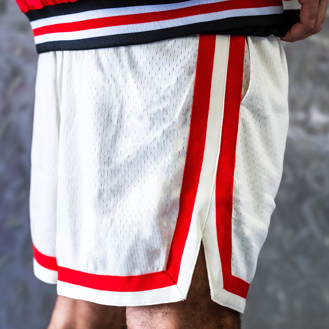 Deuce 2.0 Shorts | Cream/Red – Deuce Brand