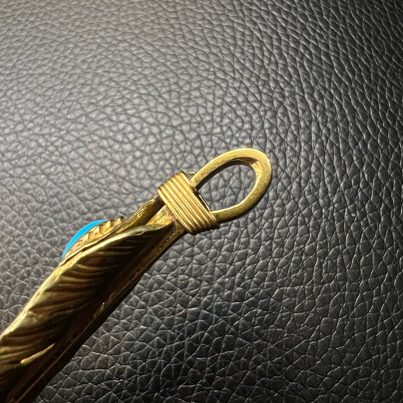 ゴローズ goro's [完品][超希少][現行]上金金縄TQ全金特大フェザー(左