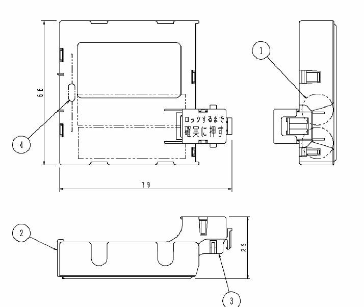 FK721 パナソニック製 誘導灯用電池 2.4V700mAh メーカー純正品 - 電池屋