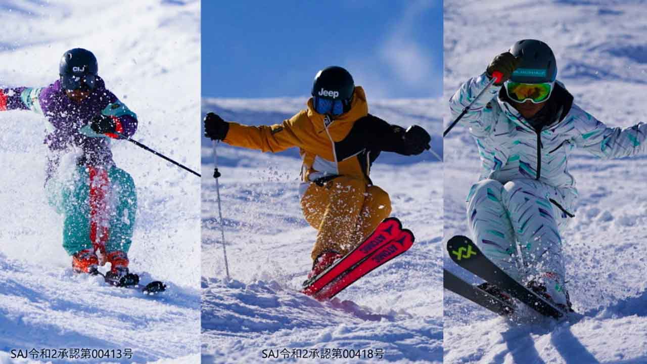 デサント20-21年モデルスキーウェア 「滑りを美しく魅せるデザインの