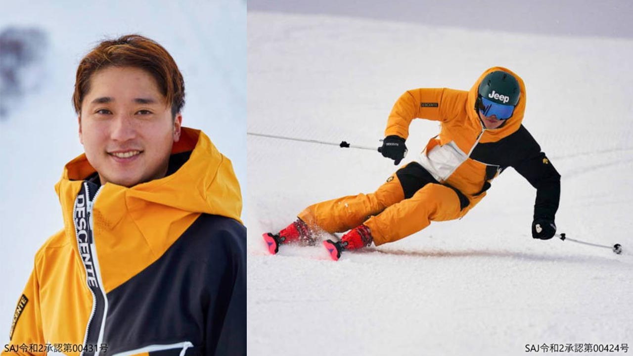 デサント20-21年モデルスキーウェア 「滑りを美しく魅せるデザインの