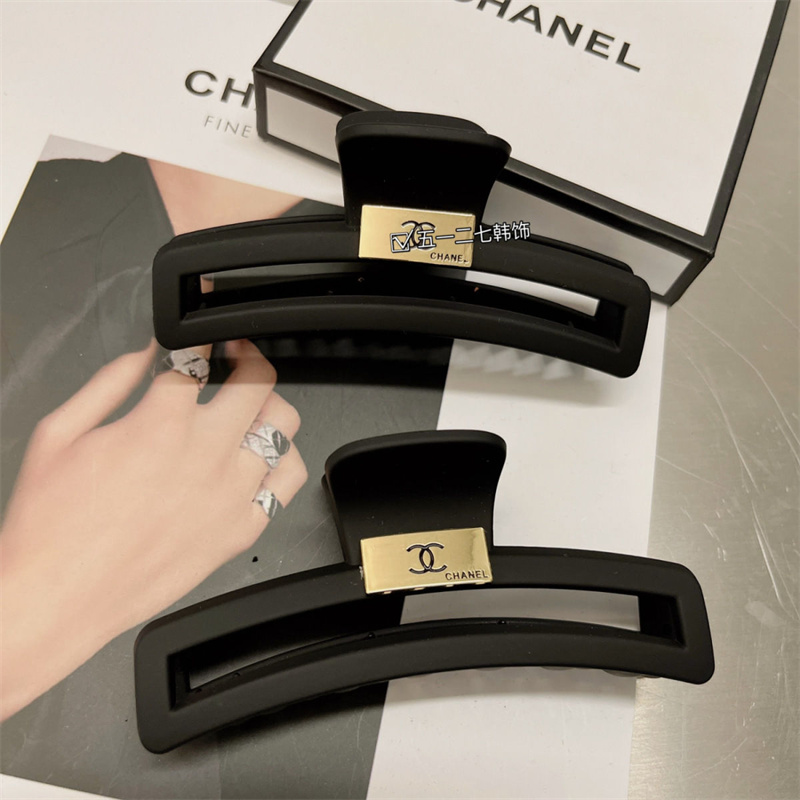 シャネル バナナクリップ ヘアアクセサリー ヘアクリップ シンプル 髪
