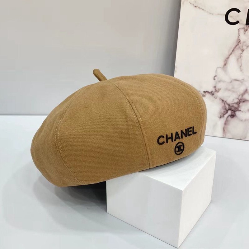 ハイブランドChanel シャネル帽子ベレー帽ブランドパロディレディース