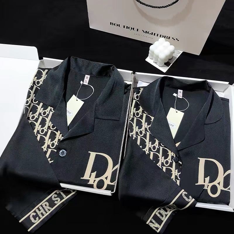 ハイブランド Dior ディオールスパジャマ セット春秋服 部屋着 长袖