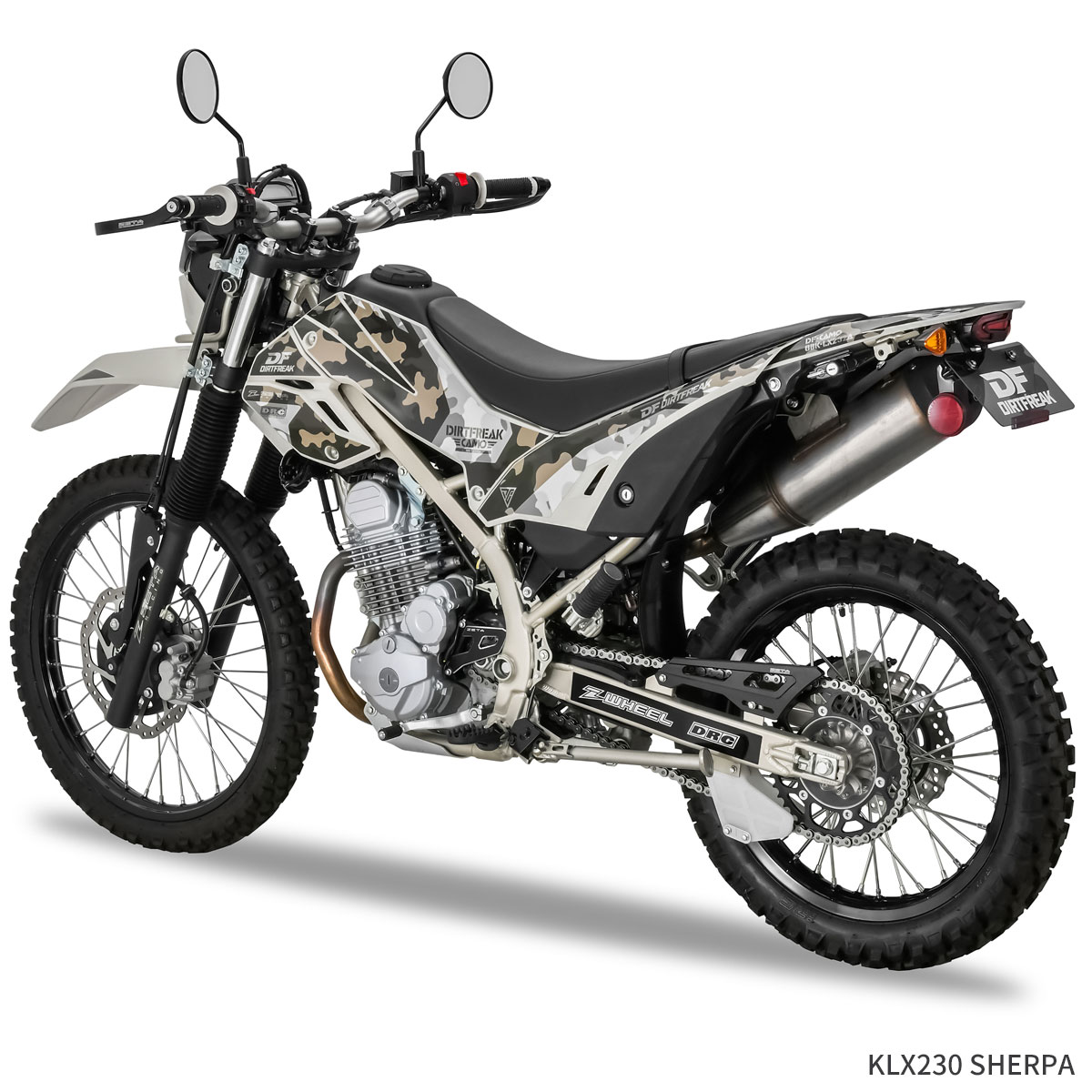 FACTORY EFFEX グラフィックキット KLX230SHERPA 2025| Dirtbikeplus