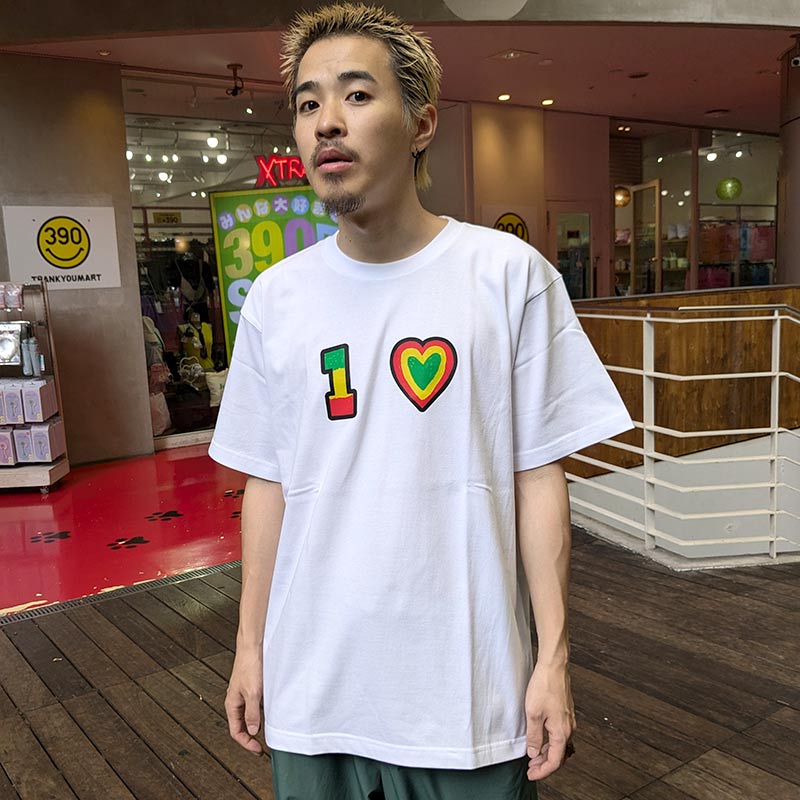 DRIP CIRCLE Ē White ホワイト XL ENNOY CIRCLE Ē DRIP T-SHIRT Lサイズ