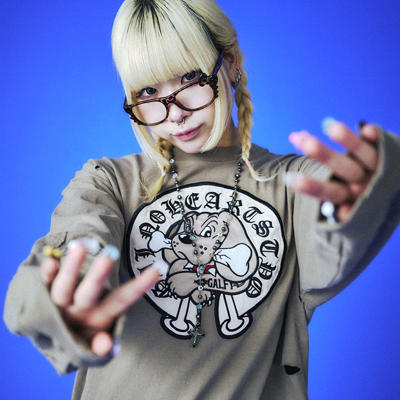 GALFY(ガルフィー) “百合の紋紋ボロンTee” - DISSIDENT WEB SHOP