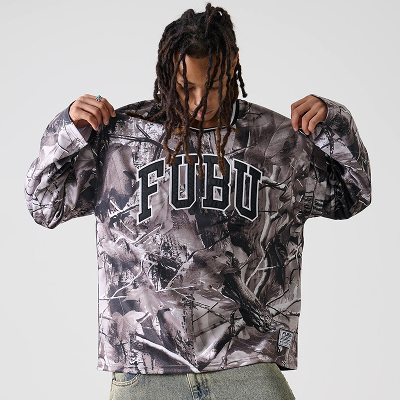 FUBU（フブ） “REAL TREE HOCKEY SHIRT/リアルツリーホッケーシャツ
