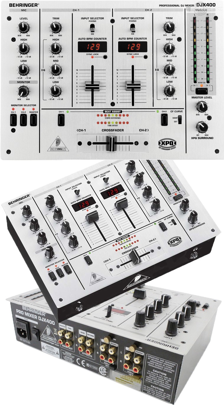 Behringer › DJX400 › Mixer - Gearbase | DJResource