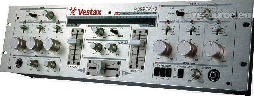 Vestax › PMC-25 › Mixer - Gearbase | DJResource