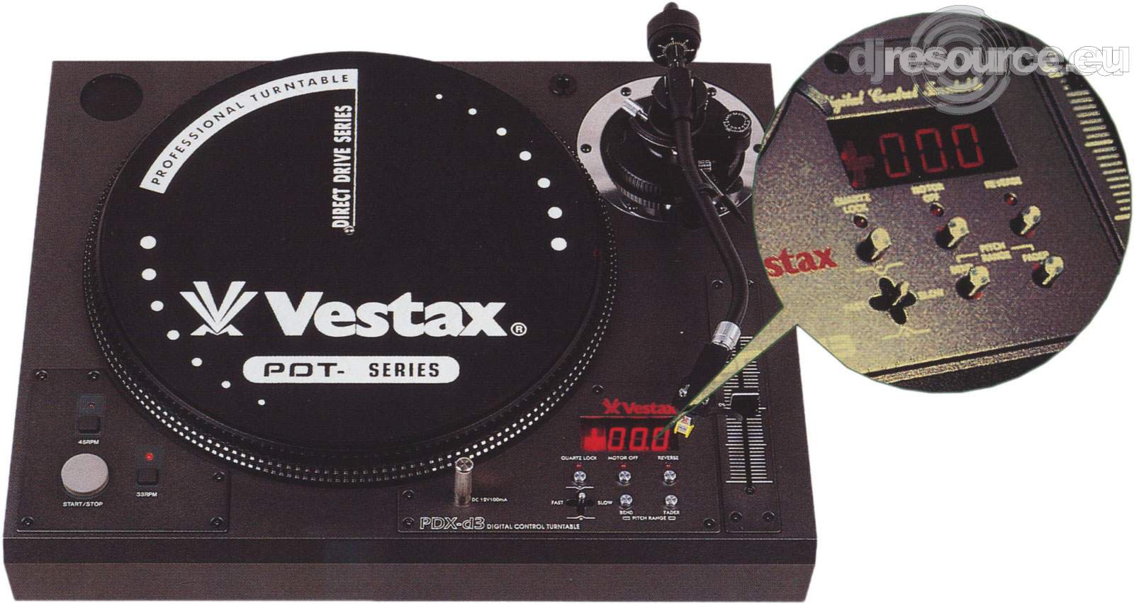 Vestax › PDX-D3 › Turntable - Gearbase | DJResource