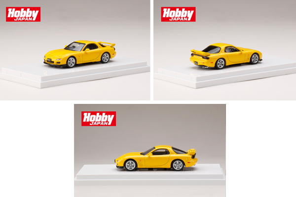 マツダ RX-7 （FD3S）の最終型各種が1/64スケールミニカーで登場。 1月