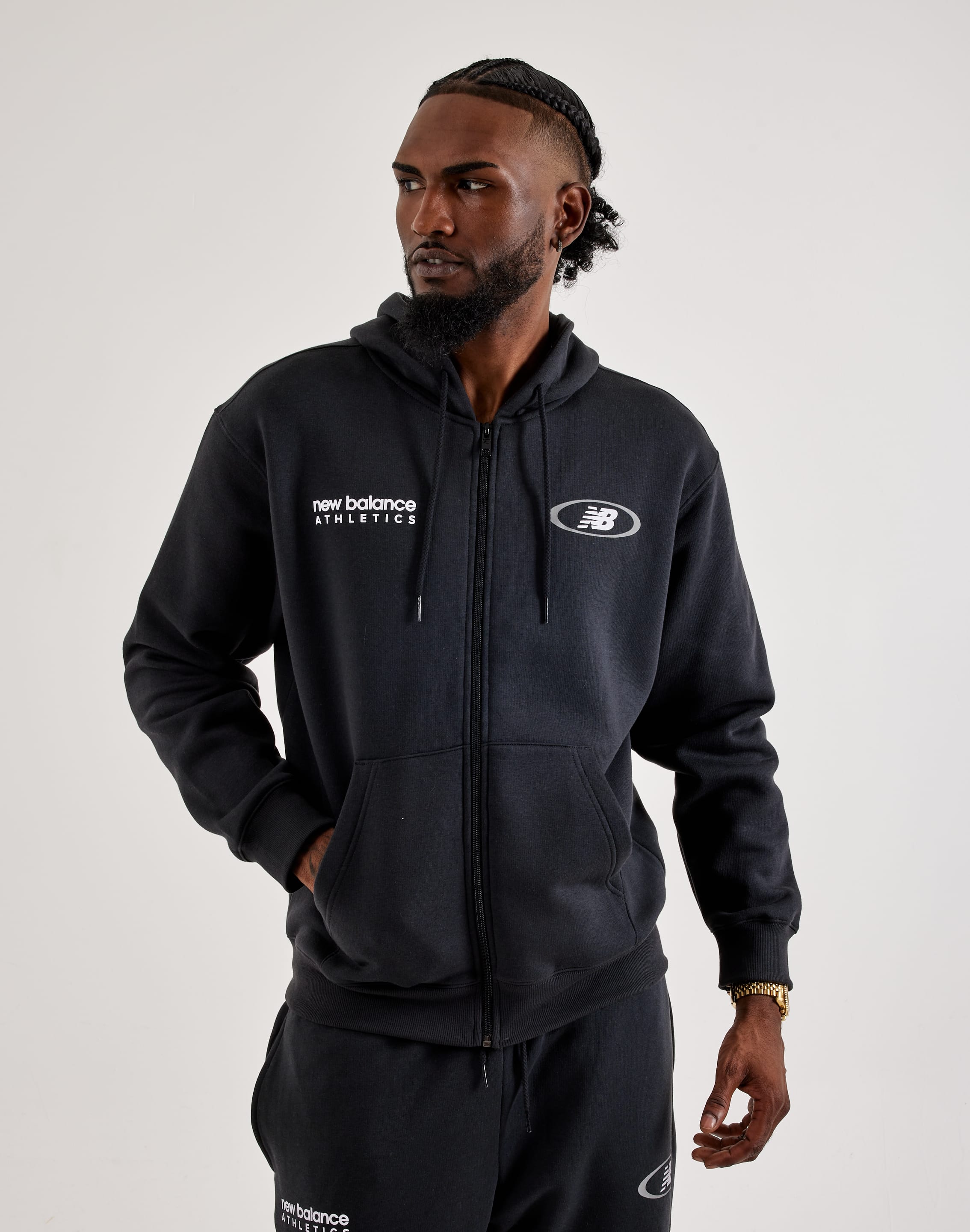 New Balance Core Plus Full-Zip Fleece Hoodie – DTLR