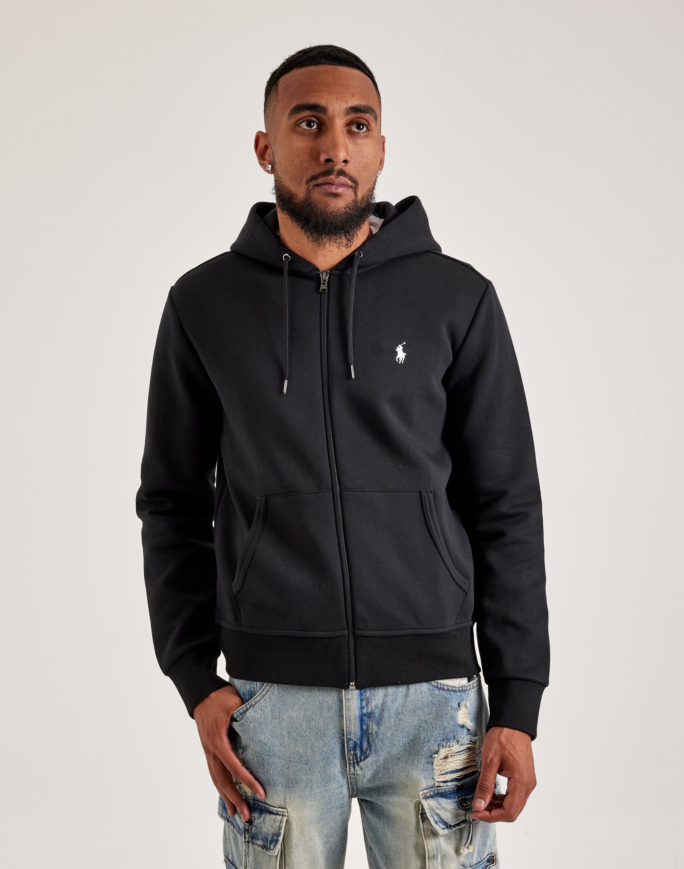 Polo Ralph Lauren Double-Knit Full-Zip Hoodie – DTLR