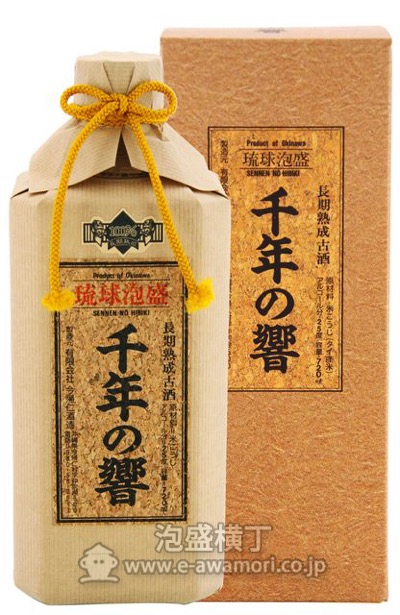 千年の響 長期熟成古酒/(有)今帰仁酒造：泡盛・古酒の通販ショッピング