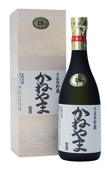月間生産限定商品】かねやま 15年貯蔵古酒 木箱入り/(有)山川酒造