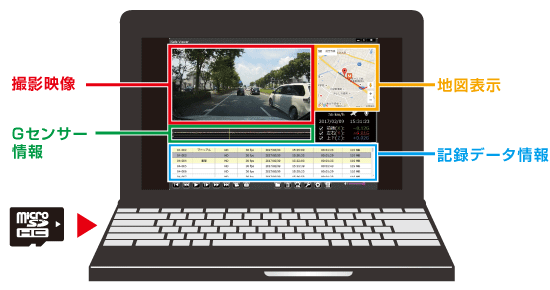 ドライブレコーダー DC-DR411 | COMTEC 株式会社コムテック