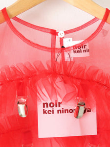 noir kei ninomiya ナイロンチュールトップス [3O-B003-051] – CREER