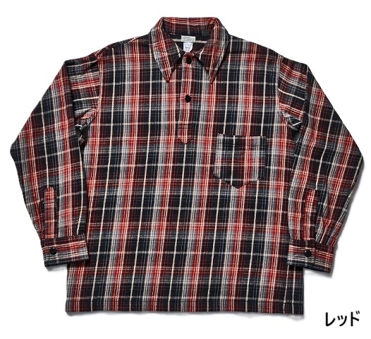 WAREHOUSE[ウエアハウス] プルオーバー フランネル チェックシャツ