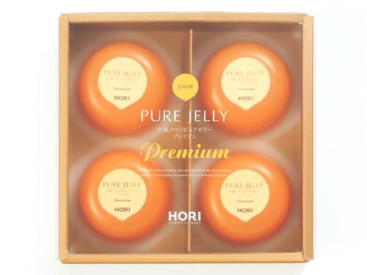 夕張メロンピュアゼリー プレミアム 4個入 | 北海道スイーツのお