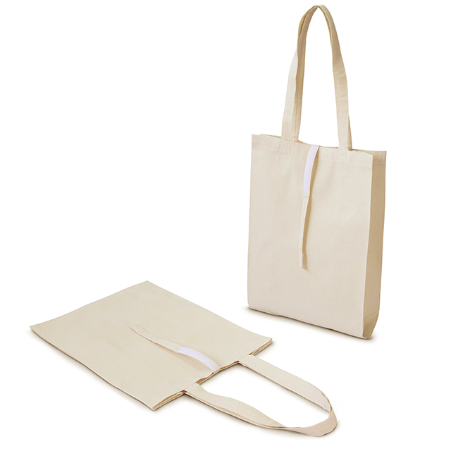 マイコットン コットンレジ袋型バッグ [M] 4.7オンス|名入れバッグ製作