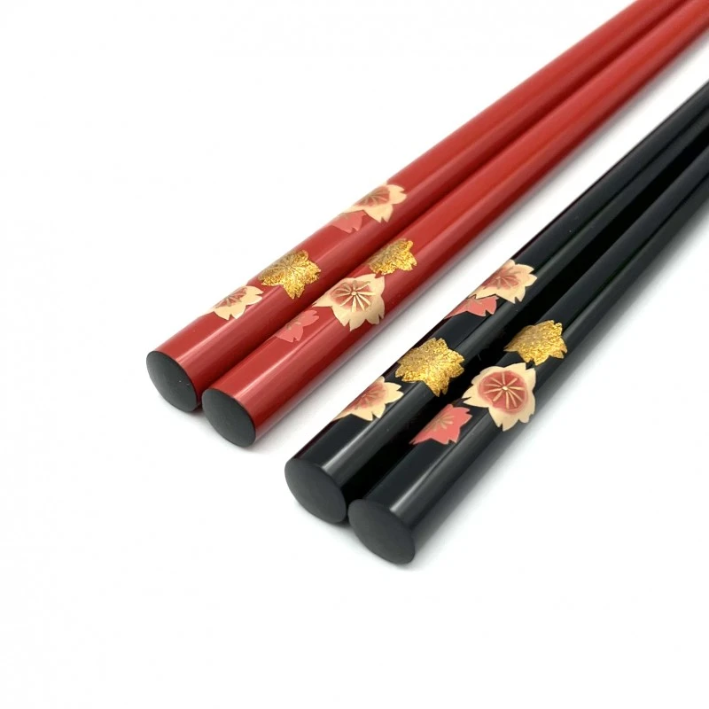 送料無料】輪島塗 蒔絵箸 桜 夫婦箸セット【桐箱入】 - お買い物｜日本