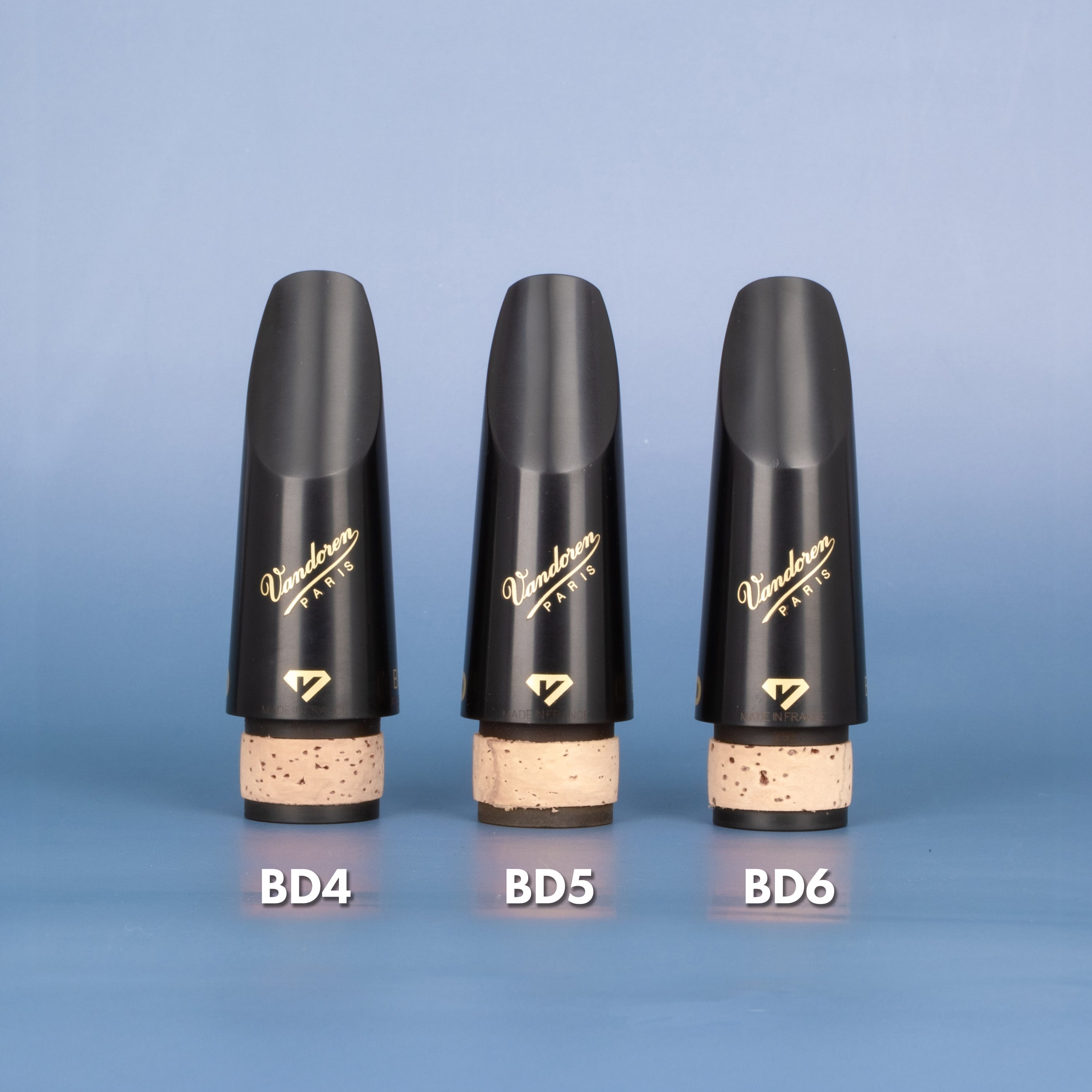 Vandoren Black Diamond HD Family of Bb Clarinet Mouthpieces