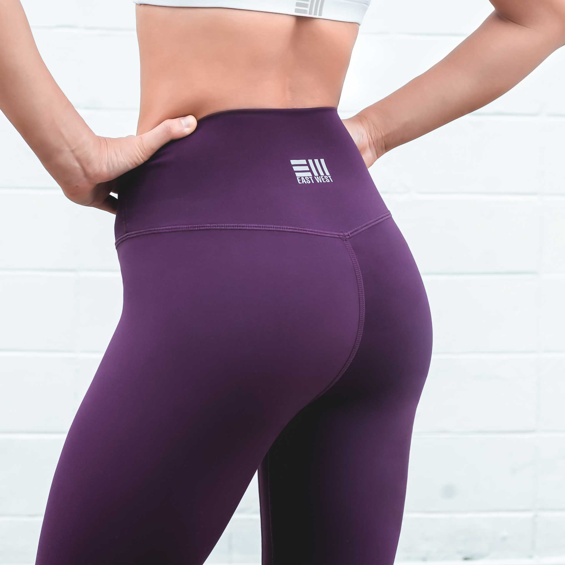 レギンスロング - パープル - East West Fitness