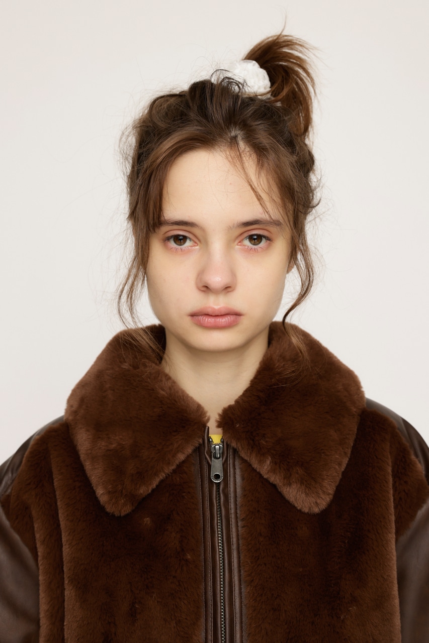 SLY | FAUX FUR DOCKING G-1 ジャケット (ブルゾン ) |SHEL'TTER WEBSTORE