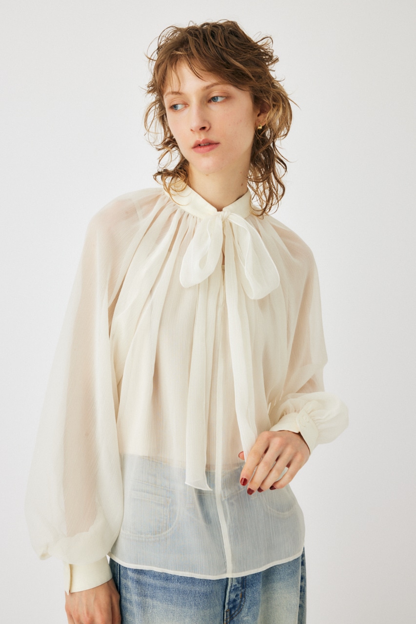 新品未使用 maison de Dolce メゾンドドルチェ フリルフレアブラウス