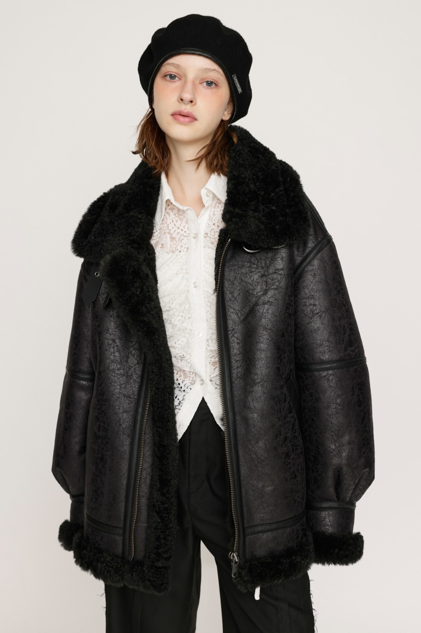 SLY | VINTAGE FAUX SHEARLING ジャケット (ブルゾン ) |SHEL'TTER