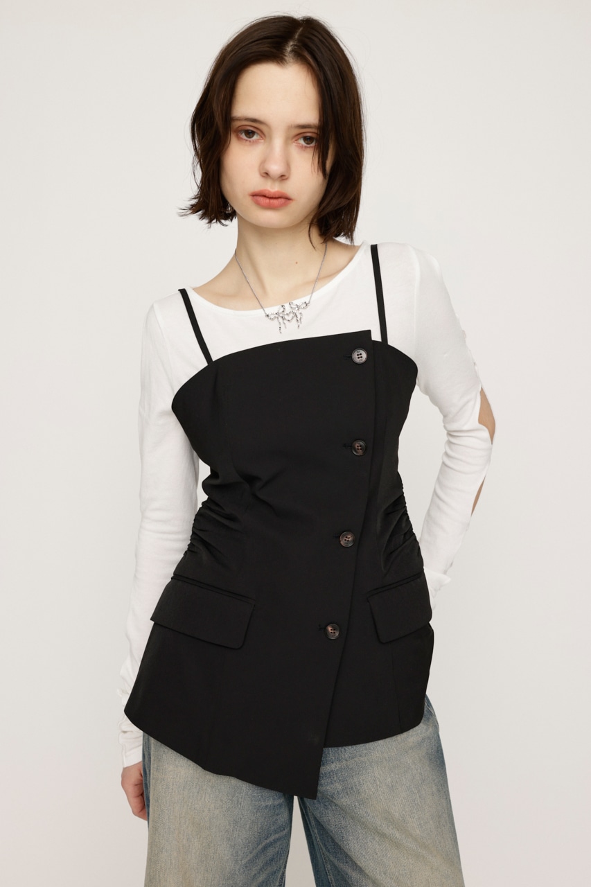 SLY | ASYMMETRY MANISH BUSTIER (キャミソール ) |SHEL'TTER WEBSTORE