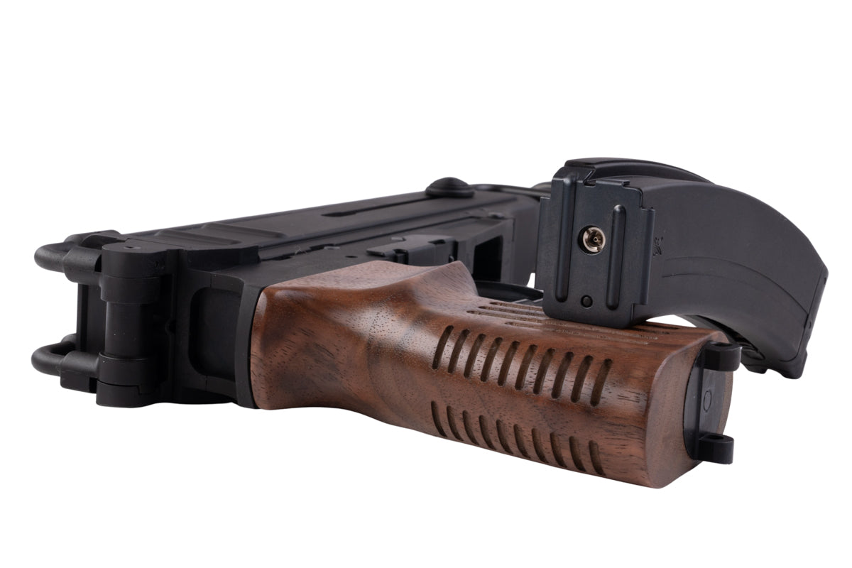 KSC Vz61 Walnut Grip Custom Heavyweight Gas Airsoft SMG (System 7